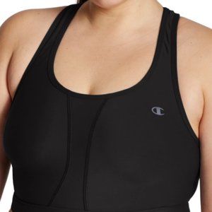 Champion 3X Plus Size Black Sports Bra